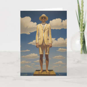 Stylish Retro Beachwear Striking Summer Fashion  Invitation