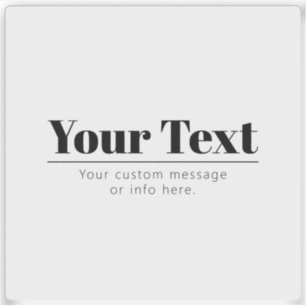 Stylish Retro-modern Text   Black & White