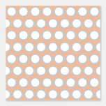 Stylish Retro Peach White Polka Dots Pattern Wallpaper<br><div class="desc">Make a bold statement with this stylish, eye-catching wallpaper! White polka dots with a chunky taupe border repeat seamlessly on a soft peach orange background, to create a must-have look that is at once retro, graphic and freshly modern. Make your space stand above the crowd with this abstract, pop art...</div>