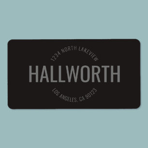 Stylish Return Address Label