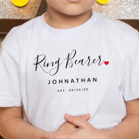 Stylish Ring Bearer Wedding