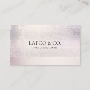 Stylish Rose Gold Foil  Business Card