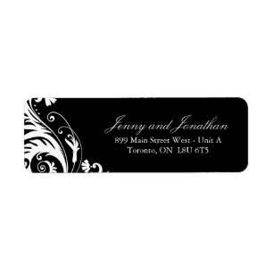 Stylish RSVP Address Labels
