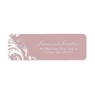 Stylish RSVP Address Labels