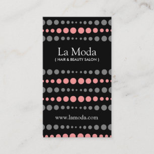 Stylish Salon Appointment Cards :: Business Cards