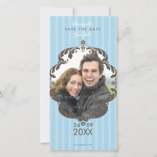 STYLISH SAVE THE DATE CARD :: flourish deluxe 1
