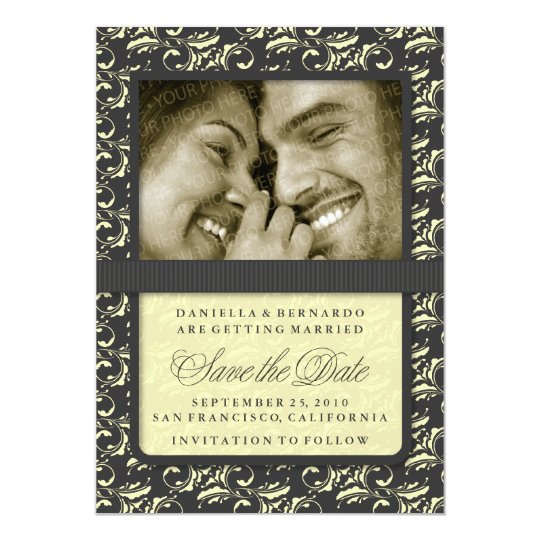 Stylish Save The Date Invitation