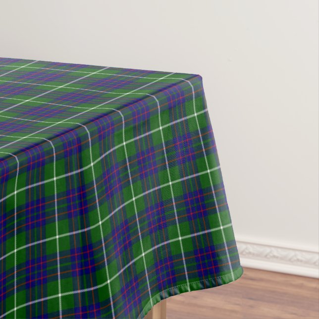 Stylish Scottish Clan MacIntyre Tartan   Tablecloth (In Situ)