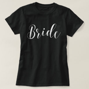 Stylish Script Bride T-Shirt
