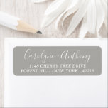 Stylish Script Custom Name & Address<br><div class="desc">Stylish Script Custom Name & Address Return Address Labels.</div>