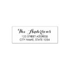 Stylish Script Family Home Address