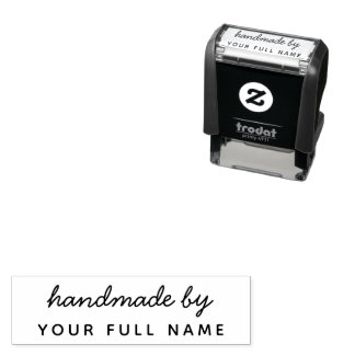 Stylish Script  Handmade Custom Self-inking Stamp