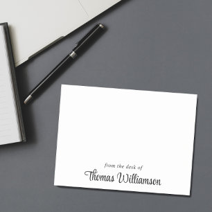 Stylish Script Monogram Post-it Notes