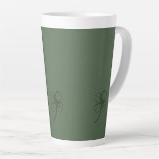 Stylish Shamrocks Latte Mug