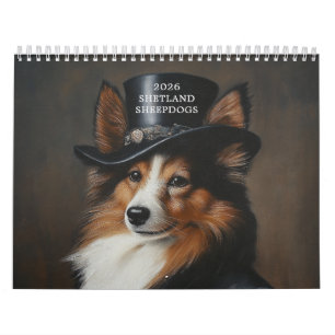 Stylish Shetland Sheepdogs   Sheltie Calendar