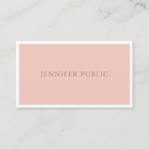 Stylish Silk Modern Professional Creative Plain Business Card