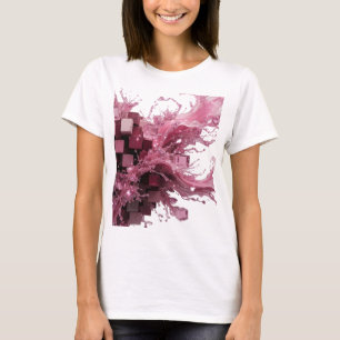 Stylish Silver ABSTRACT ART Art Print v2 T-Shirt