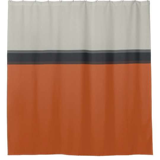 Stylish Silver Grey Navy Orange Red, Stylish Shower Curtains Uk