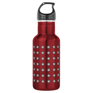 Stylish Silver Modern Polka Dot Stainless 532 Ml Water Bottle