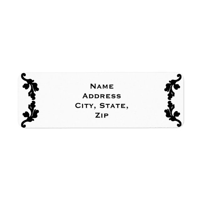 Stylish simple black and white (Front)