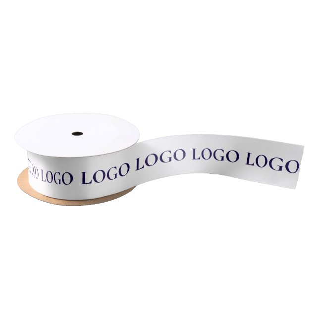  STYLISH SIMPLE MODERN CUSTOMIZED NAME YOUR LOGO  SATIN RIBBON (Spool)