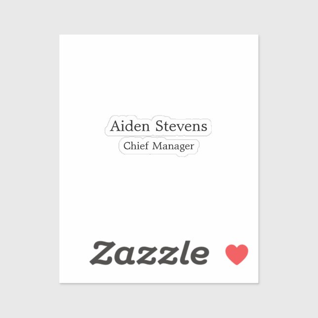 Stylish Simple Plain Black & White Minimalist (Sheet)