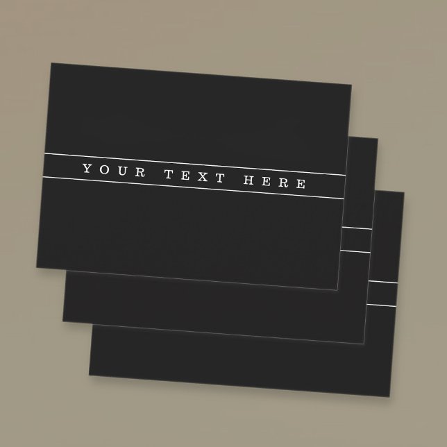 Stylish Simple Text & Thin Stripes Wrapping Paper Sheet (Creator Uploaded)