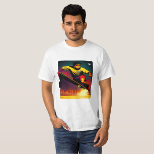 Stylish Skateboarder Lover T-Shirt   Unique Street