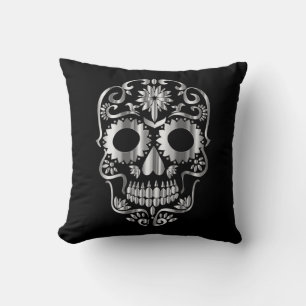 Stylish skull cushion