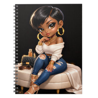 stylish spiral notebook