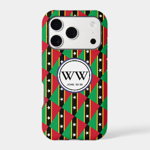 Stylish ST KITTS & NEVIS Monogram Abundant Life
