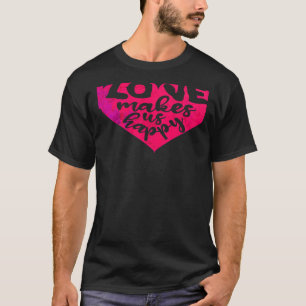 Stylish Statement Valentine's Day Heart In Love Pa T-Shirt