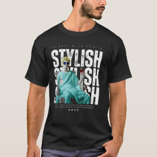 Stylish Statue Graphic Tee – Streetwear Style