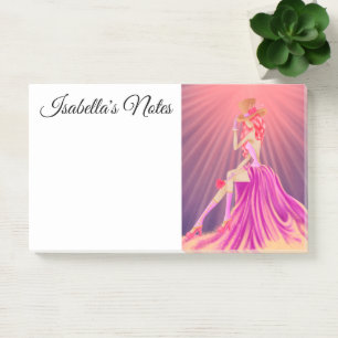 Stylish Steampunk Glamorous Prom Queen  Post-it Notes