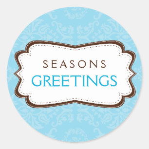 STYLISH STICKER SEAL :: divinely damask 4A