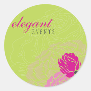 STYLISH STICKER SEAL :: elegant rose 6