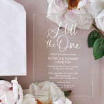 Stylish Still The One Wedding Vow Renewal Acrylic Invitations<br><div class="desc">Our stunning wedding invitations are easy to personalise with your details, and your guests will love them. Customise them with your information to impress everyone. If you have any special requests, please feel free to chat with us. PLEASE NOTE: For assistance on orders, shipping, product information, etc., contact Zazzle Customer...</div>