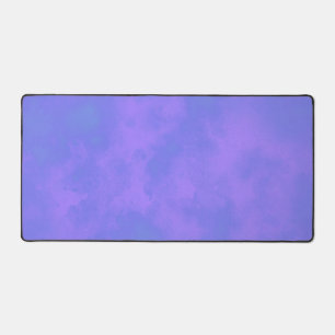 Stylish Storm cloud effect blue Desk Mat