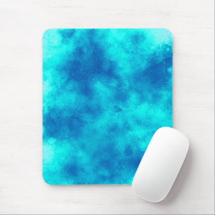 Stylish Storm cloud effect Blue Mouse Mat