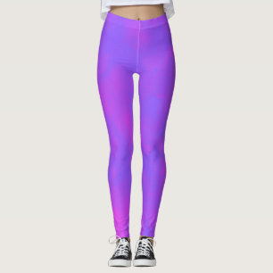 Stylish Storm cloud effect Blue Pink Leggings