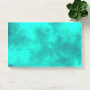 Stylish Storm cloud effect emerald green Post-it Notes