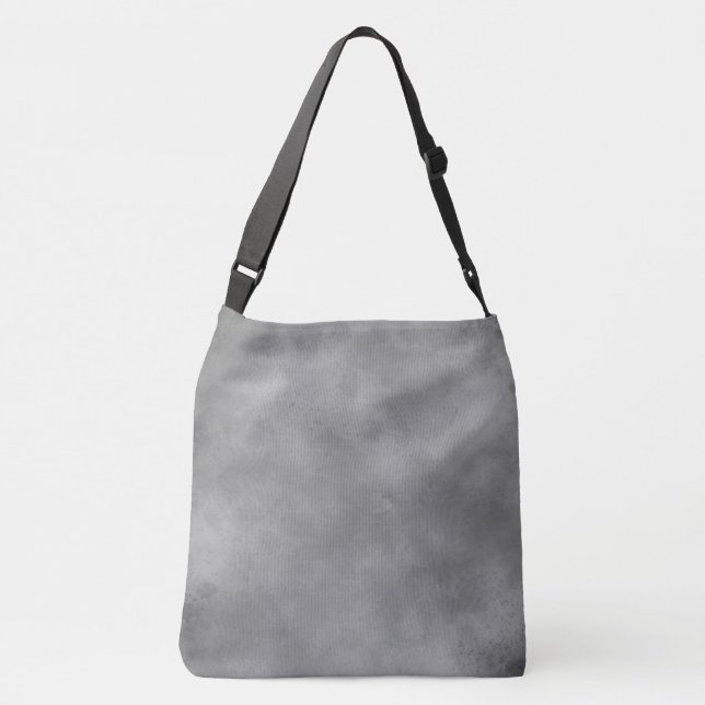 Stylish Storm cloud effect  grey  Crossbody Bag (Back)