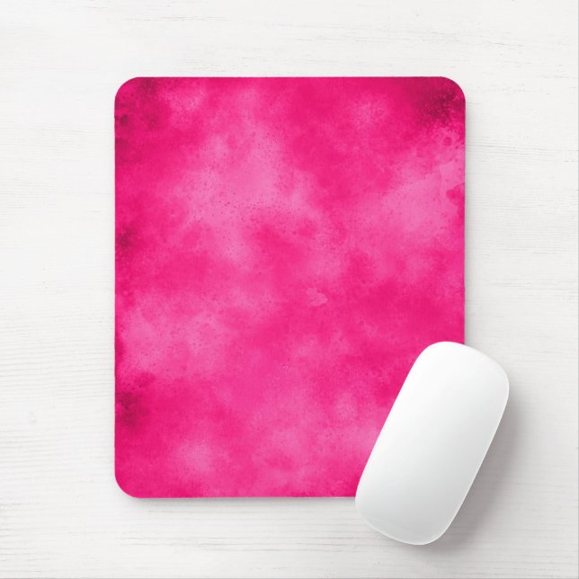 Stylish Storm cloud effect Magenta  Mouse Mat (With Mouse)