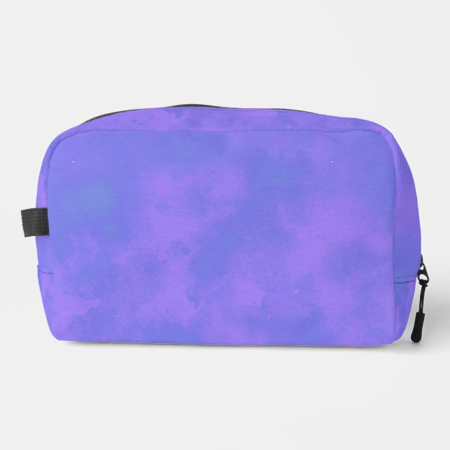 Stylish Storm cloud effect pattern Blue Dopp Kit (Front)