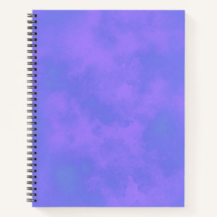 Stylish Storm cloud effect pattern blue Notebook