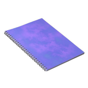Stylish Storm cloud effect pattern blue  Notebook