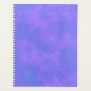 Stylish Storm cloud effect pattern blue Planner