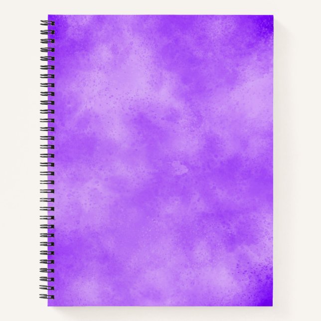 Stylish Storm cloud effect pattern blueberry Notebook (Front)