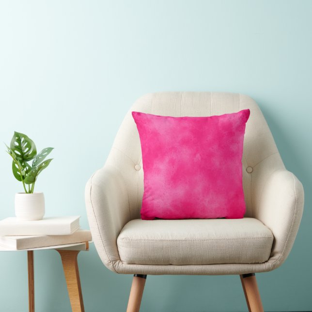 Stylish Storm cloud effect pattern Magenta  Cushion (Chair)