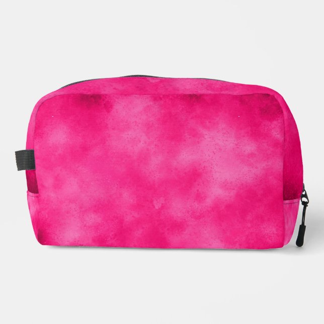 Stylish Storm cloud effect pattern magenta Dopp Kit (Front)